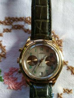 CRONOGRAFO CAPITAL MOD. KAKI A CARICA  OVERSIZE 42 MM LAMINA