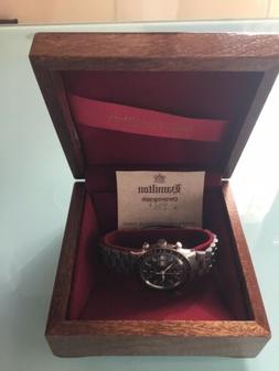 cronografo vintage automatico Hamilton 9379, movimento Valij