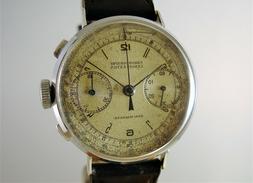 Cronografo Vintage watch Oversize Lebois Extra, 36 mm, Lande