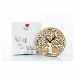 O In Legno Tondo Con Decoro Albero Della Vita