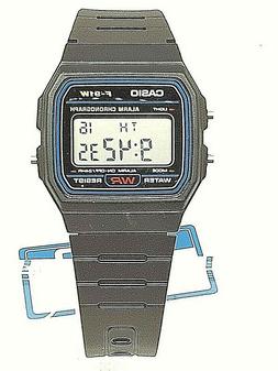 O Da Polso Casio Vintage Uomo Donna Digitale Nero Silicone S