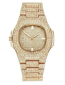 O Da Polso, Uomounisex, Oro, Con Diamanti.