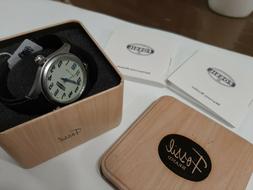 O Vintage Uomo Quartz Batteria 35 Mm Scatola Documenti