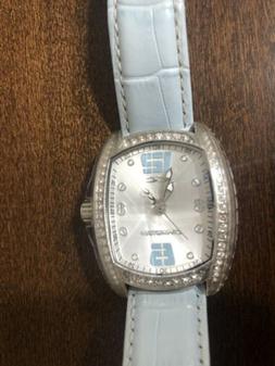 CHRONOTECH DONNA RW0004 AZZURRO CON ZIRCONI SOLO TEMPO CASSA