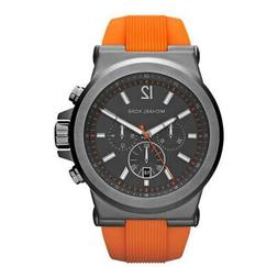 MICHAEL KORS DYLAN DA UOMO IN CAUCCIU' ARANCIO 44MM   NUOVO 