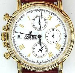 ELEGANTE OROLOGIO, CRONOGRAFO, FESTINA, 9464, CINTURINO PELL