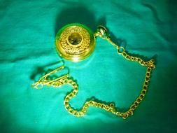 O Da Tasca Taschino In Metallo Color Oro Con Catena 30 Cm Ci