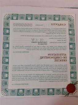 Garanzia Originale Vintage ROLEX U669092