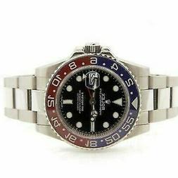 Rolex Gmt Master II 116719 Uomo Nero Bianco Oro 40mm Automat