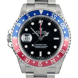 Rolex Gmt Master II 16710 Uomo Acciaio Inox Automatico Nero 