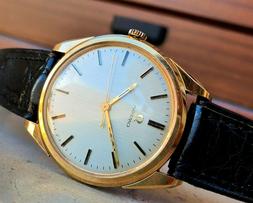 OMEGA GOLD pl OVERSIZE 2981-4 CAL 601 Tapisserie DIAL RARE F