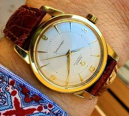 Omega GOLD pl SEAMASTER BUMPER 354 Ref 2767-8 SC OVERSIZE Pa