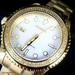 Invicta Grande Diver Automatico .75 Ctw Diamante Placcato Or