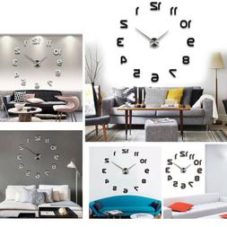 O Da Parete 3d Numero Adesivo Specchio Arte Decorazioni Casa