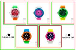 O Da Polso Uomo Donna Multicolor Colorato Silicone Dd