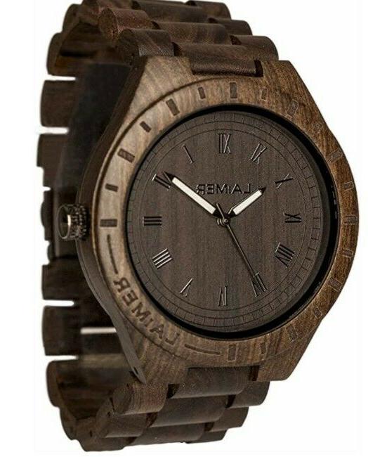 0018 black edition orologio tutto in legno