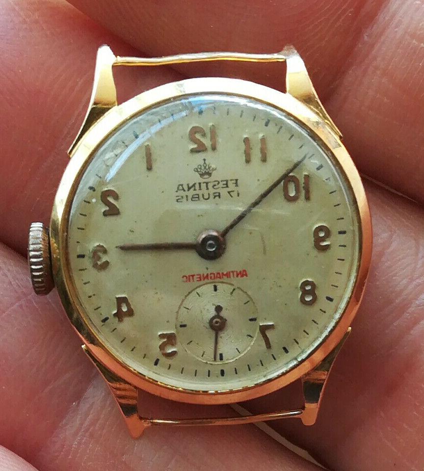 17 rubini mod antimagnetic oro