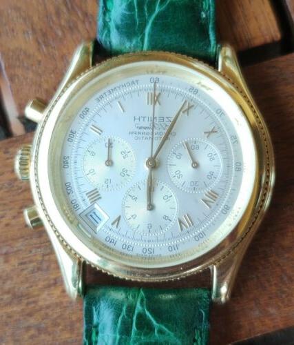 18k solid gold el primero chronograph ref