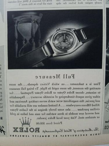 1944 uomo rolex orologio da polso completo