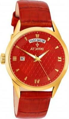 Invicta 22826 40mm Vintage Quarzo Giorno Data Coccodrillo Go