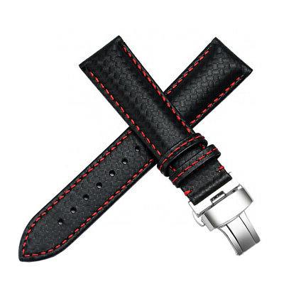 22mm pelle sport cinturino orologio bande realizzato