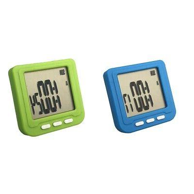 2pcs piccola sveglia senza ticchettio orologio da