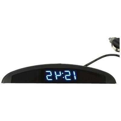 3 in 1 termometro per orologio voltmetro