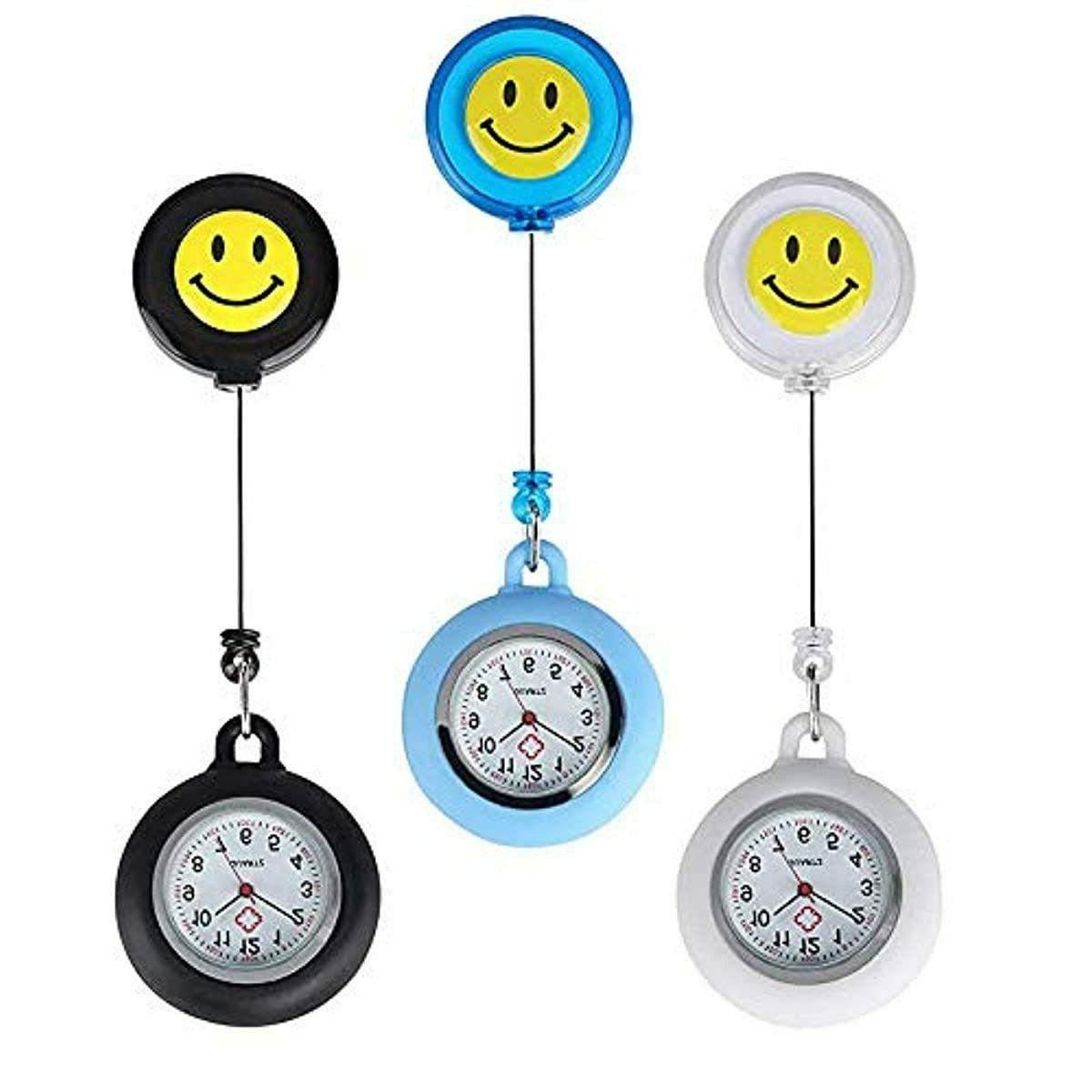 3 orologi da taschino per infermieri medici