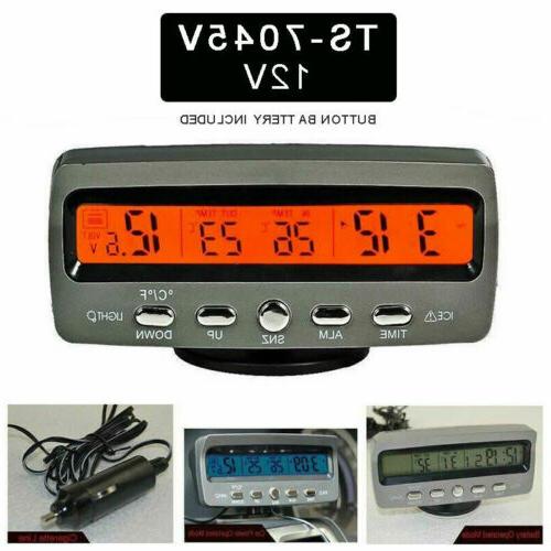 4 in1 ricambi auto termometro voltmetro per