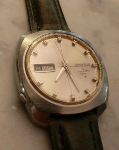5 automatico cassa acciaio 36mm vintage acciaio