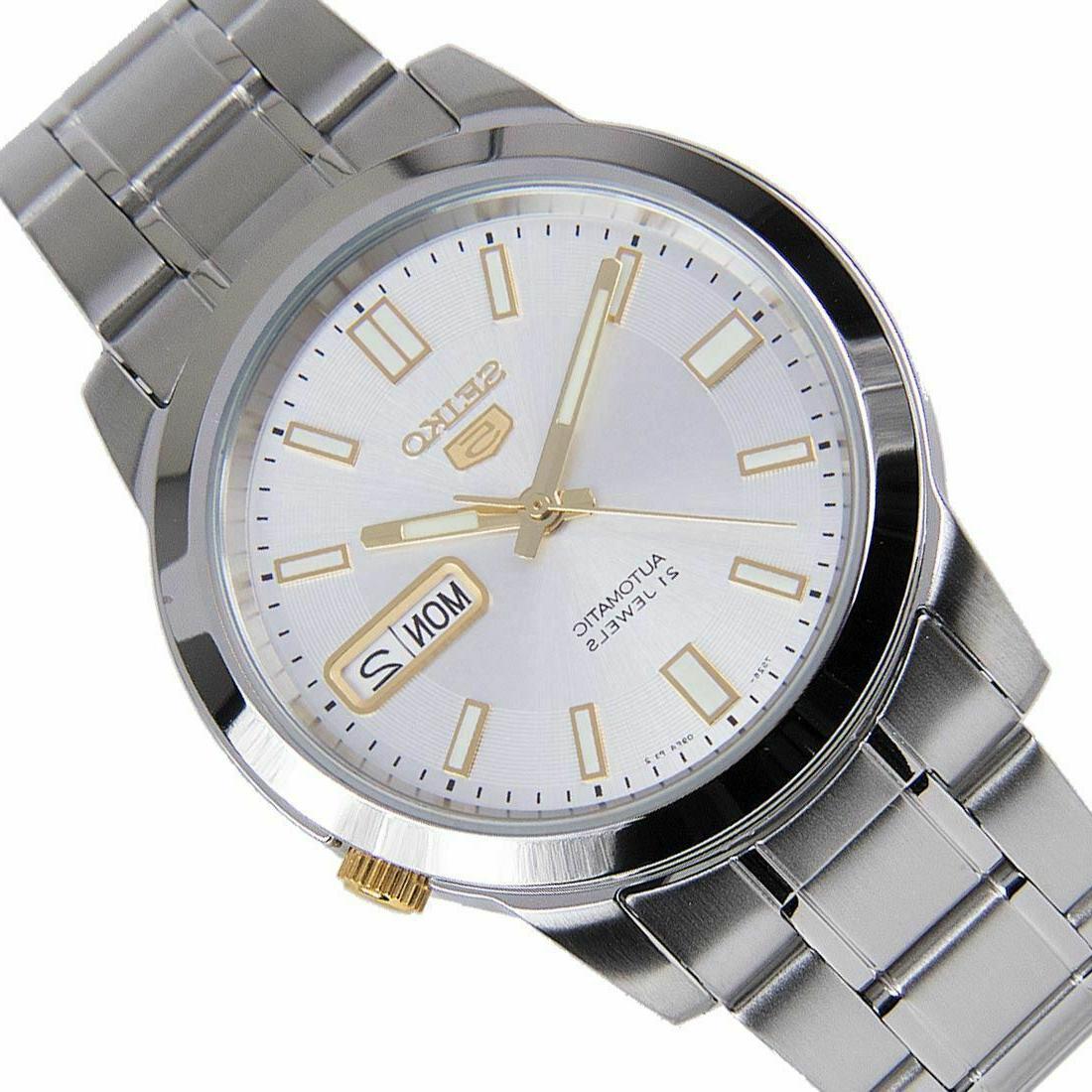 5 snkk09k1 orologio automatico uomo acciaio datario