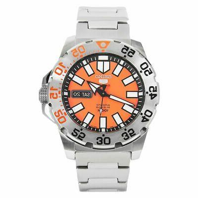 5 sports diver bambino arancione monster acciaio