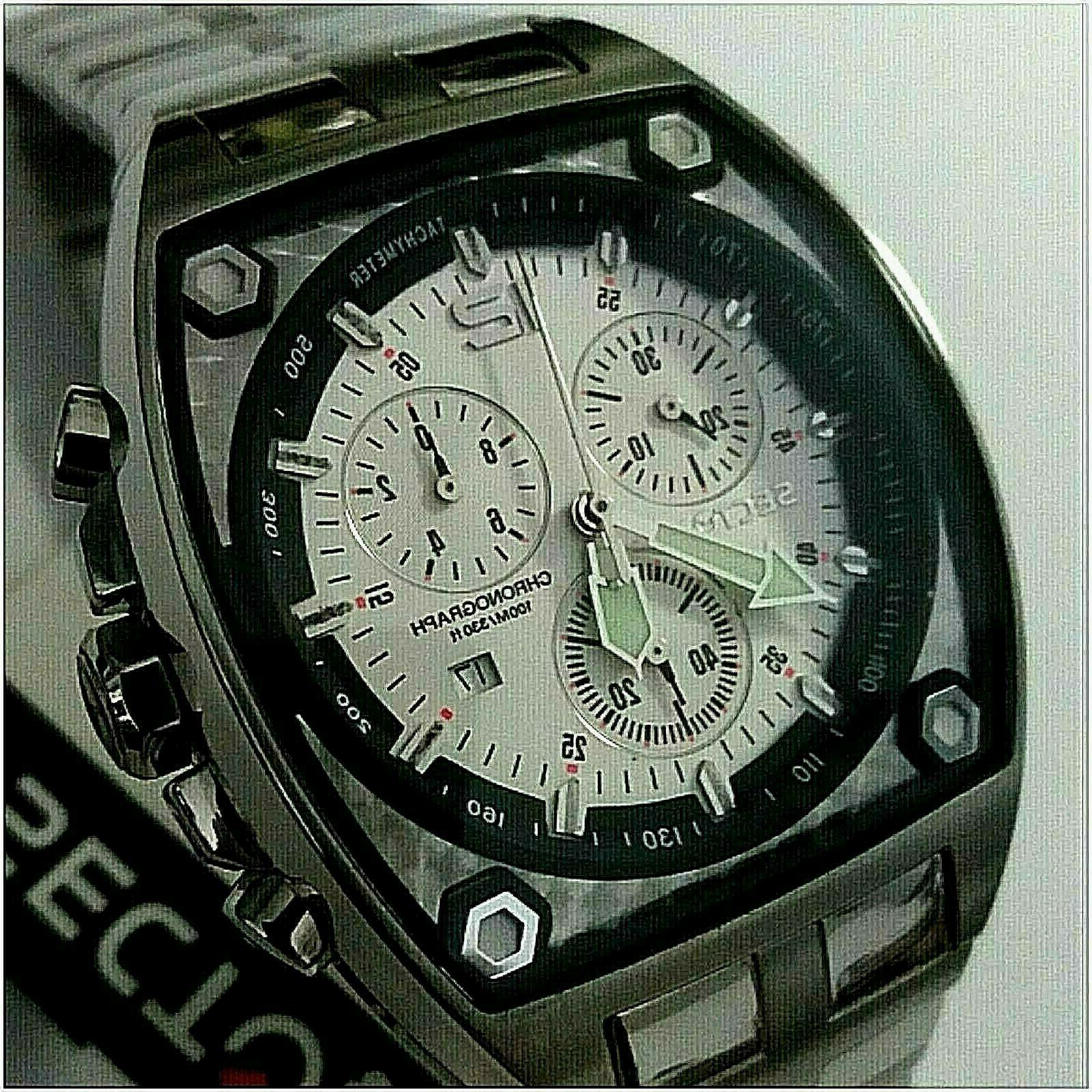 500 cronografo da uomo nuovo fondo di