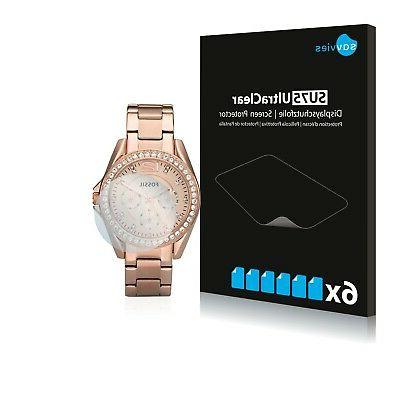 6x pellicola protettiva per fossil riley 38