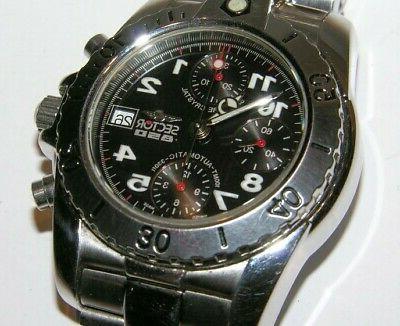 850 cronografo automatico acciaio nero 1725