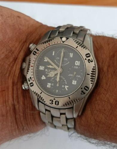 950 cronografo originale titanio automatico swiss made