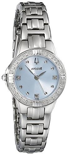 Bulova Women's 96R172 Diamond Case Watch