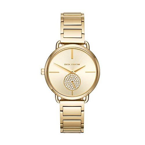 Michael Kors Watches Portia Stainless-Steel Two-Hand Sub-Eye