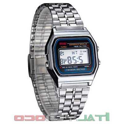 acciaio uomo donna in orologio silver da