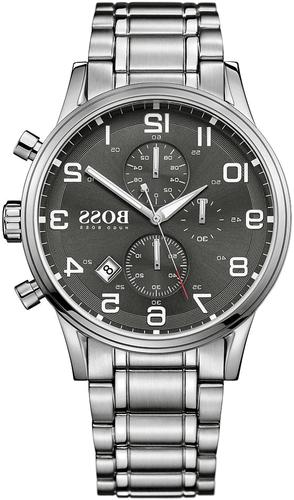 aeroliner crono acciaio uomo 44mm hb1513181 nuovo