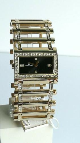al quarzo in acciaio dorato con bracciale