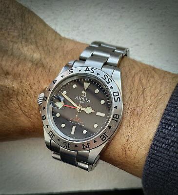 alpha1993 gmt homage explorer 2 automatico 40mm