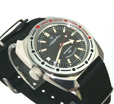 amphibia russian diver watch 200m sub 710662