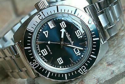 amphibian russian mechanical auto diver orologio da