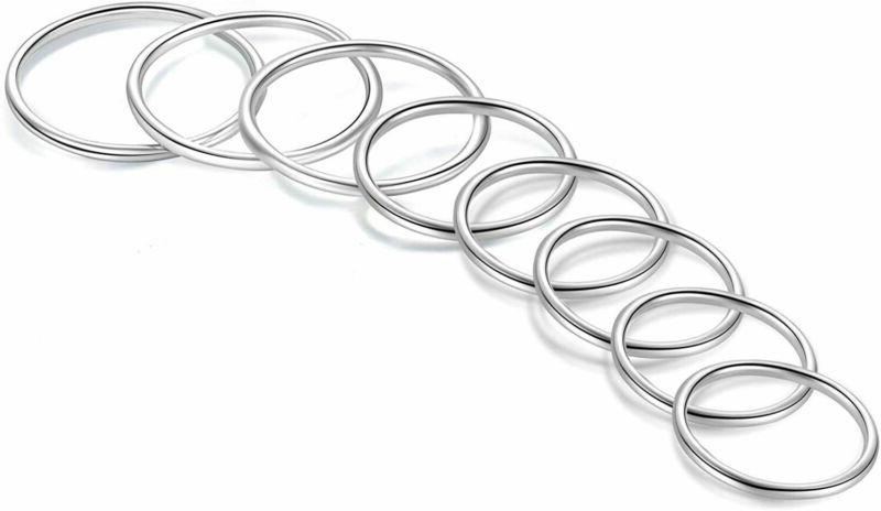 anello argento 925 sterling fedine donna anelli