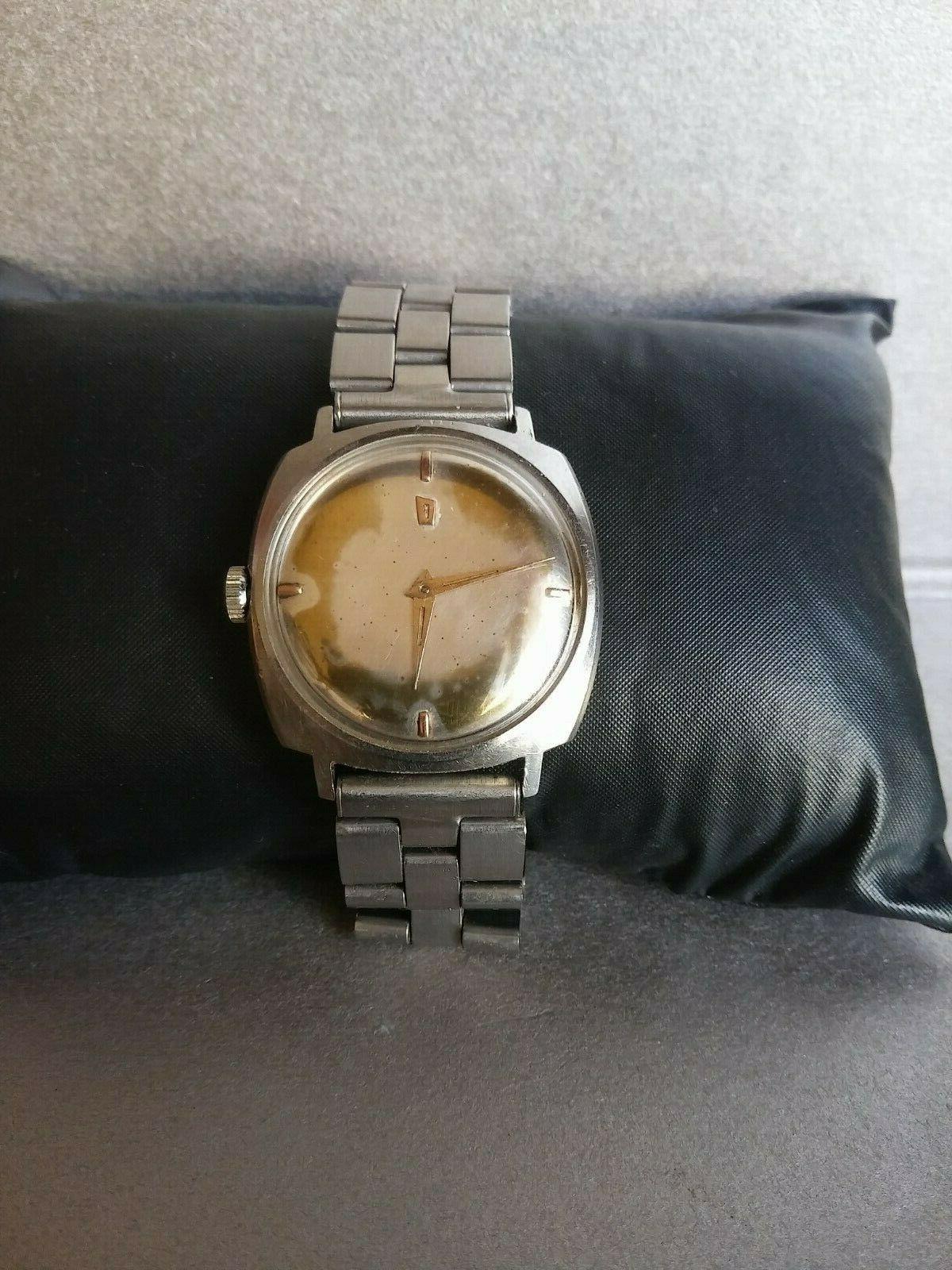 anni 70 c manuale quadrante in argento