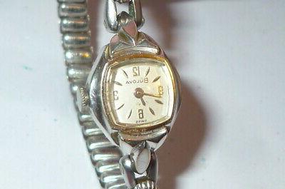 antico meccanico argento donna orologio da polso