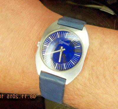 argento 925 quadrante blu cobalto lapis