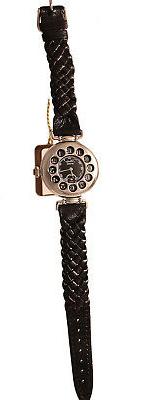 O Donna Argento Cinturino Pelle Nuovo Vintage Watch Woman