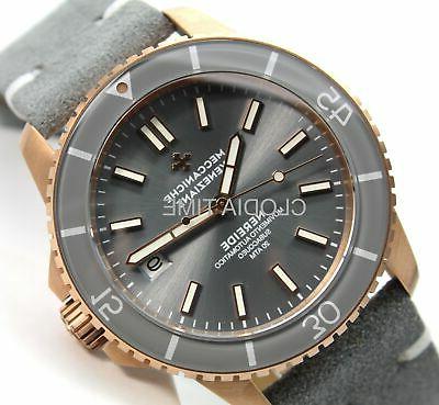 automatico nereide grigio acciaio laminato oro rosa